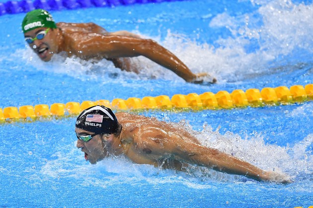 Phelps, Le Clos swimming